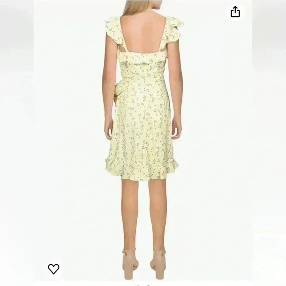 BCBGeneration Floral flutter sleeve sundress sz 16 - Picture 7 of 7